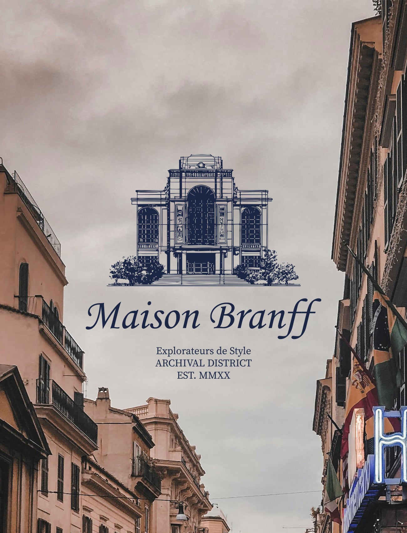 CAMISETA OVERSIZE MAISON BRANFF