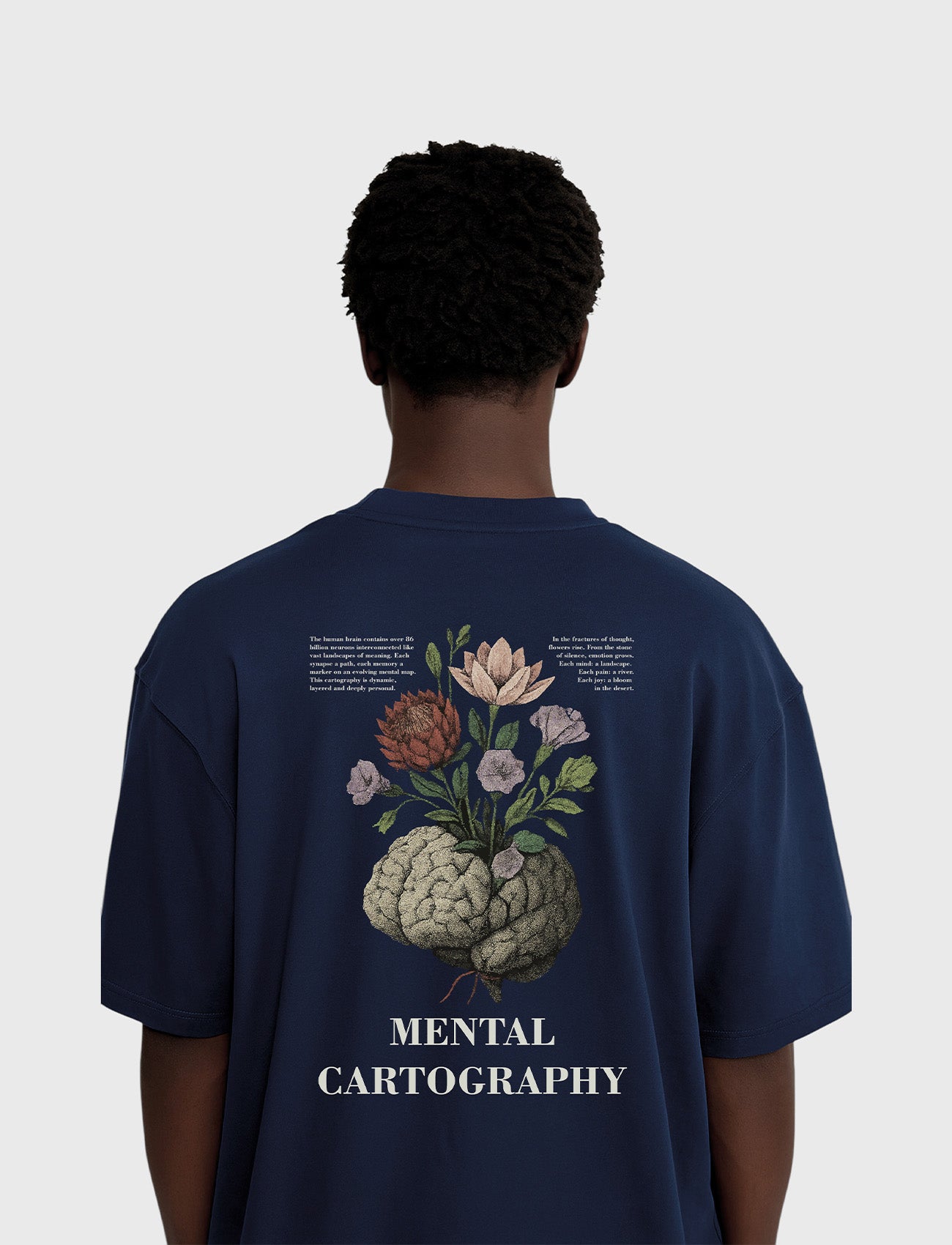 CAMISETA OVERSIZE MENTAL MARINO