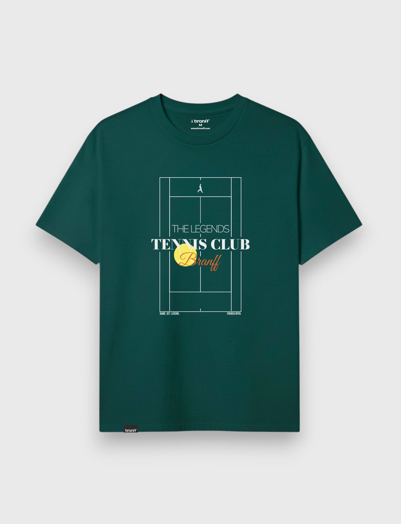 CAMISETA TENNIS LEGENDS VERDE PROFUNDO