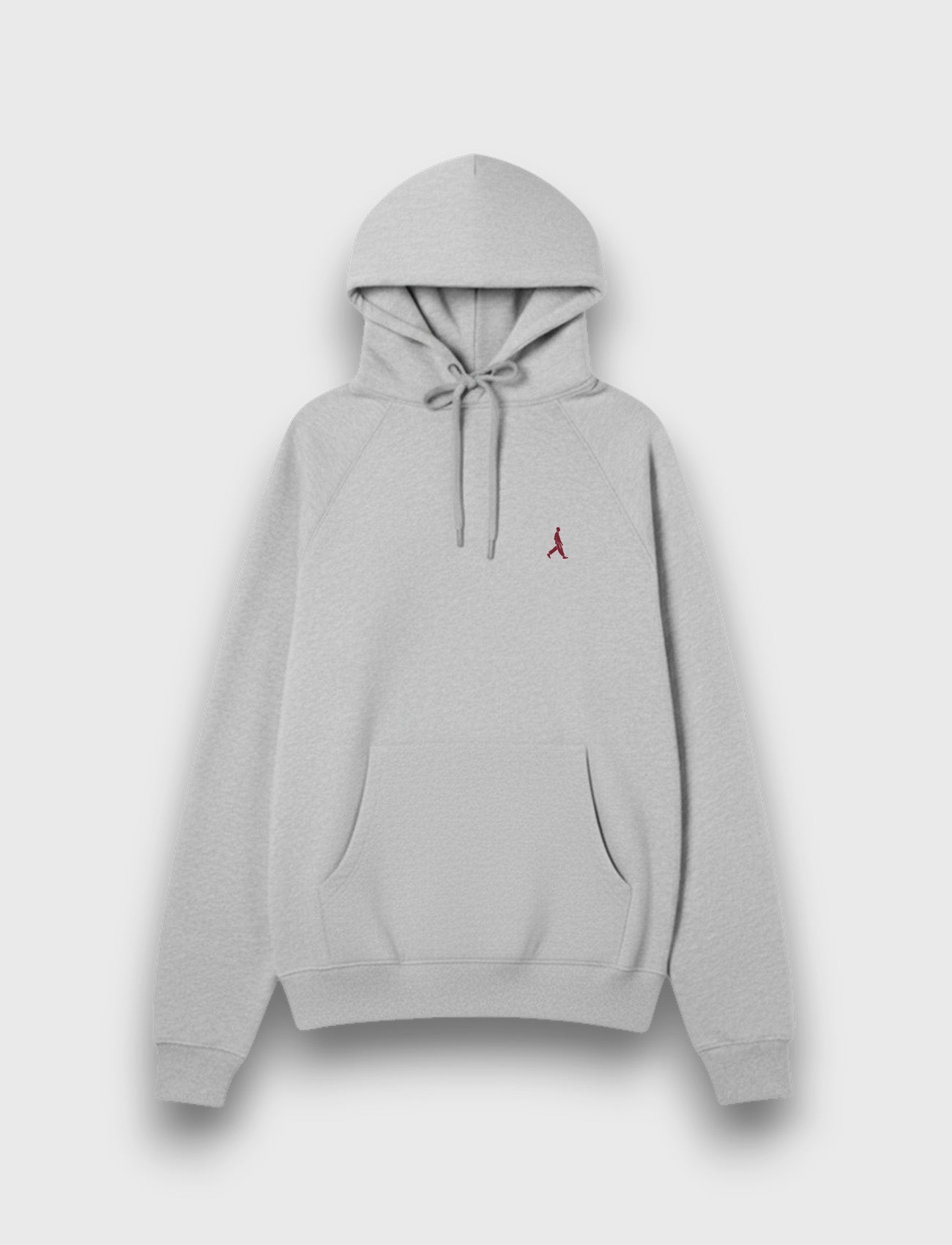 HOODIE BASIC LOGO GRIS