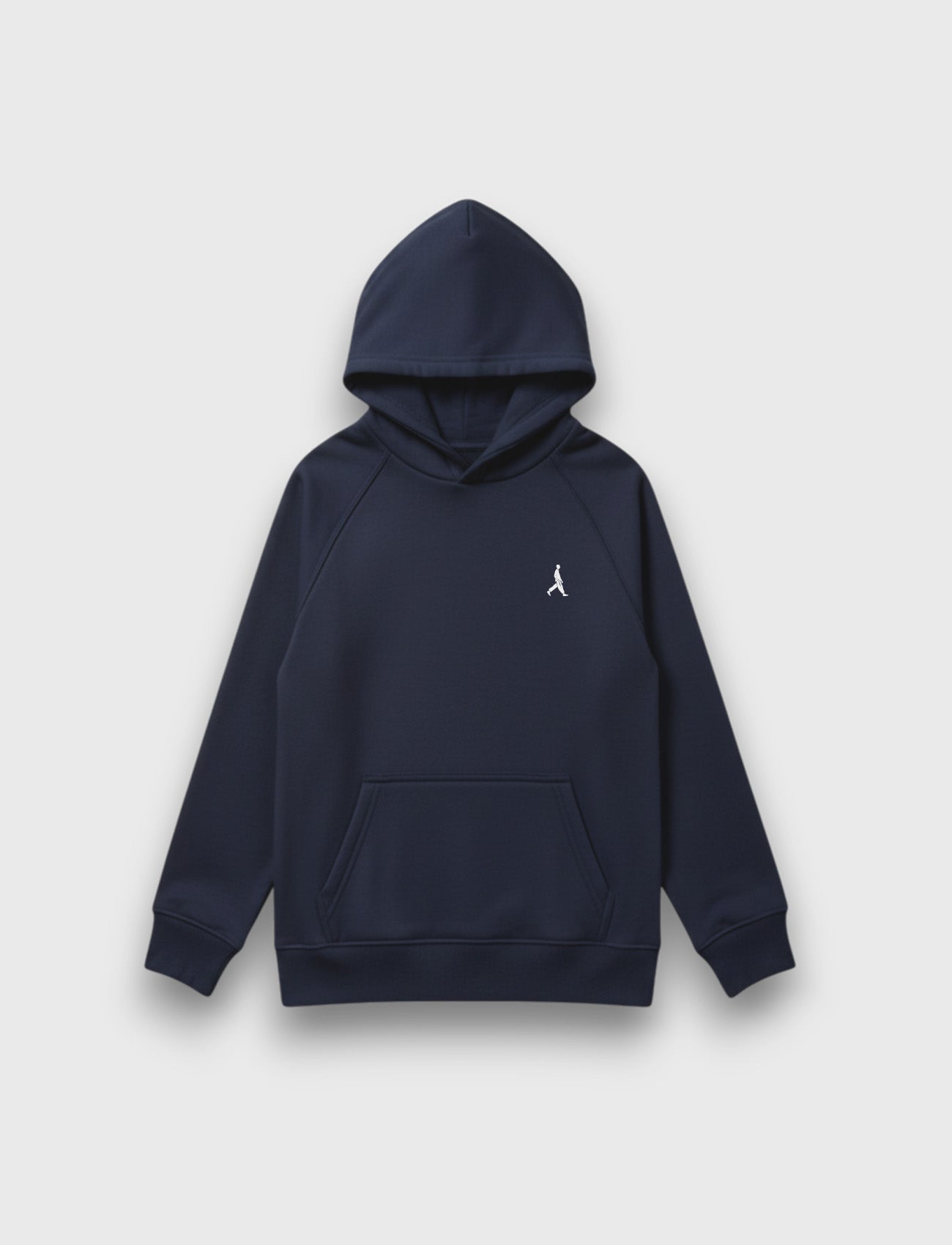 HOODIE NIÑO BASIC LOGO MARINO