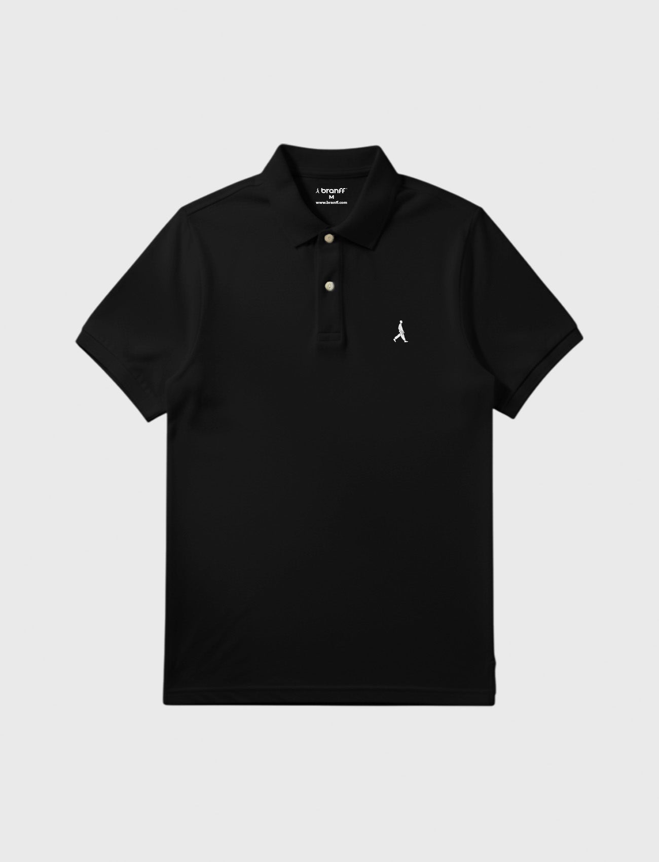 POLO PIQUE NEGRO