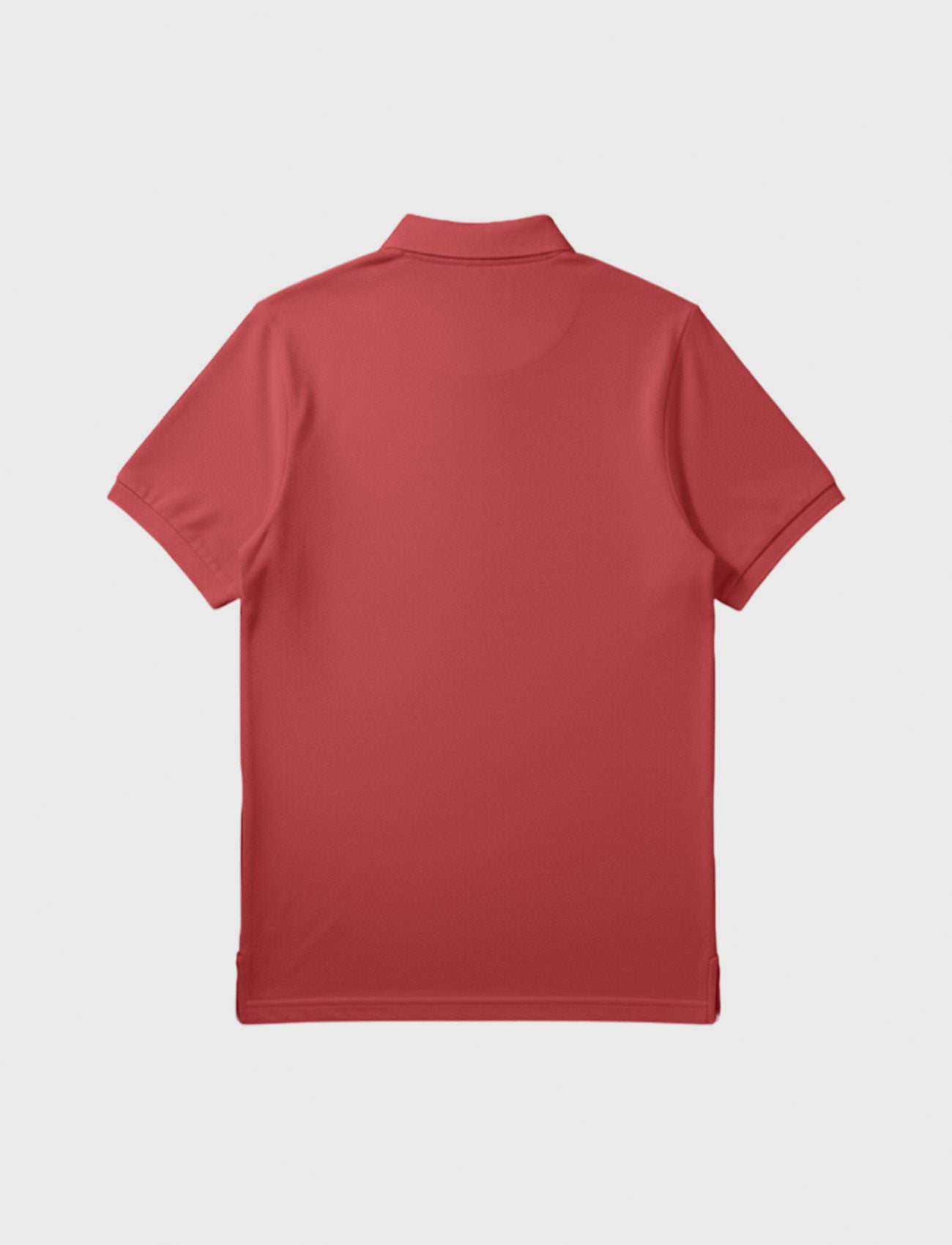 POLO PIQUE ROJO PROFUNDO