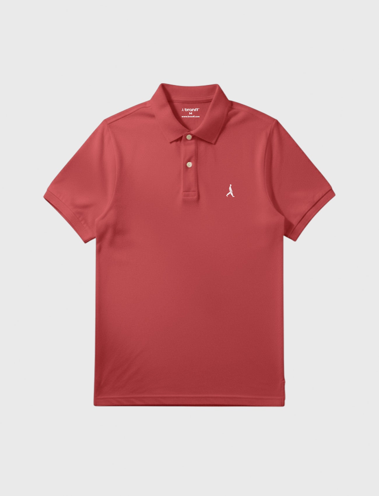 POLO PIQUE ROJO PROFUNDO