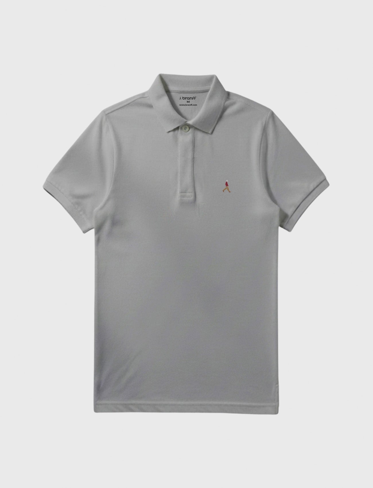 POLO PIQUE TAPETA GRIS