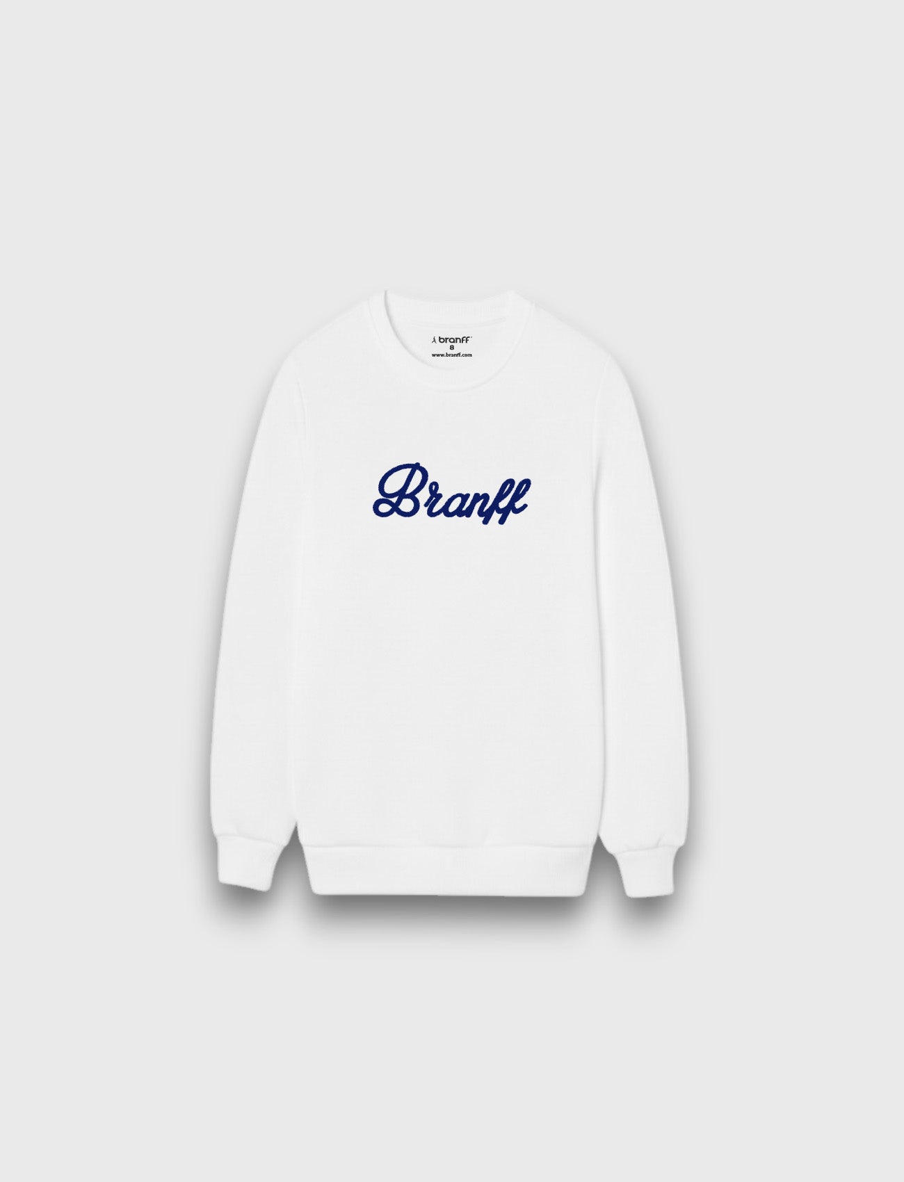 SUDADERA NIÑO CLASSIC BRANFF BLANCO