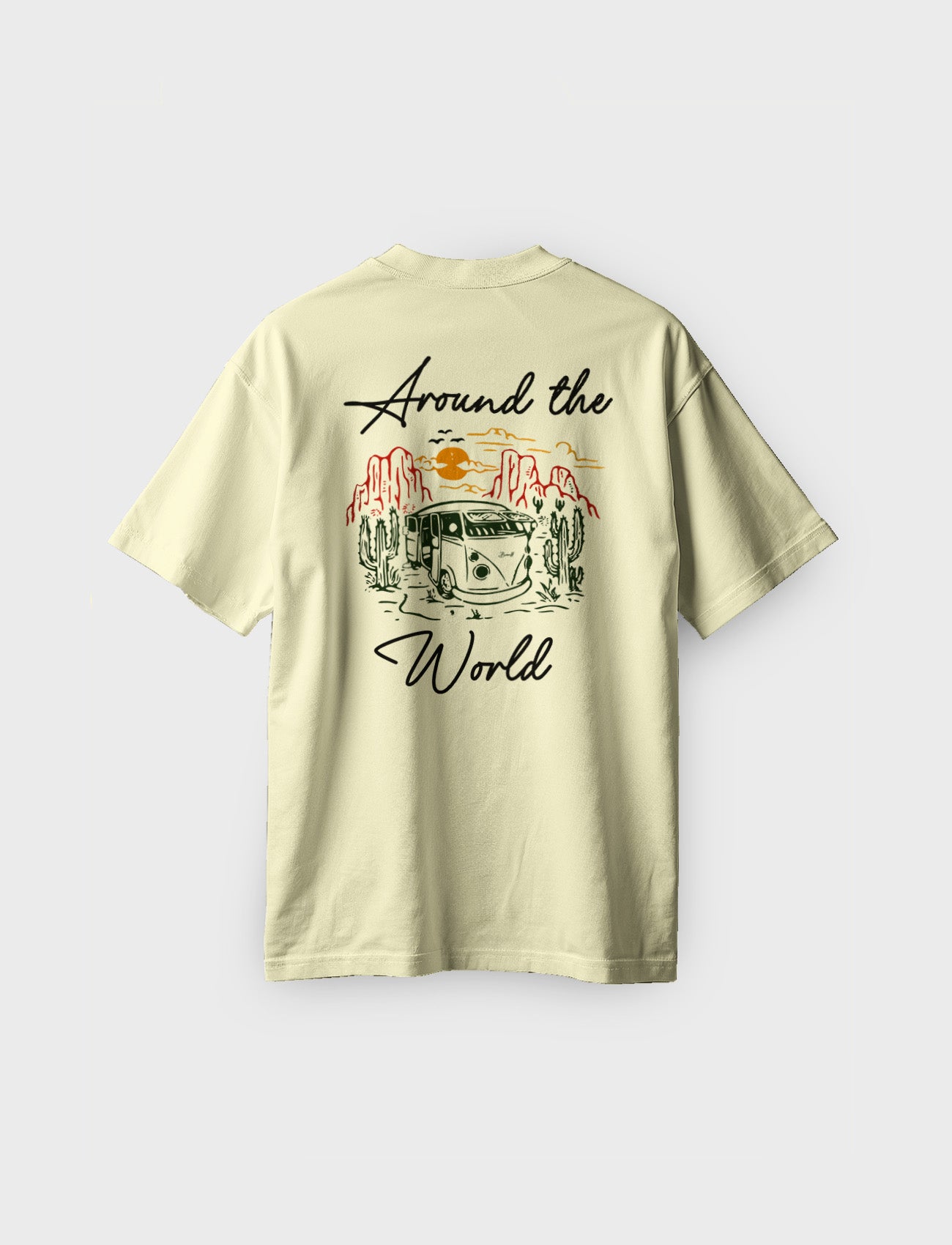 CAMISETA OVERSIZE AROUND THE WORLD