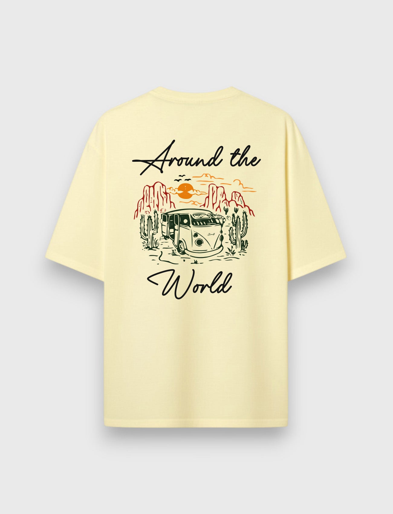 CAMISETA OVERSIZE AROUND THE WORLD