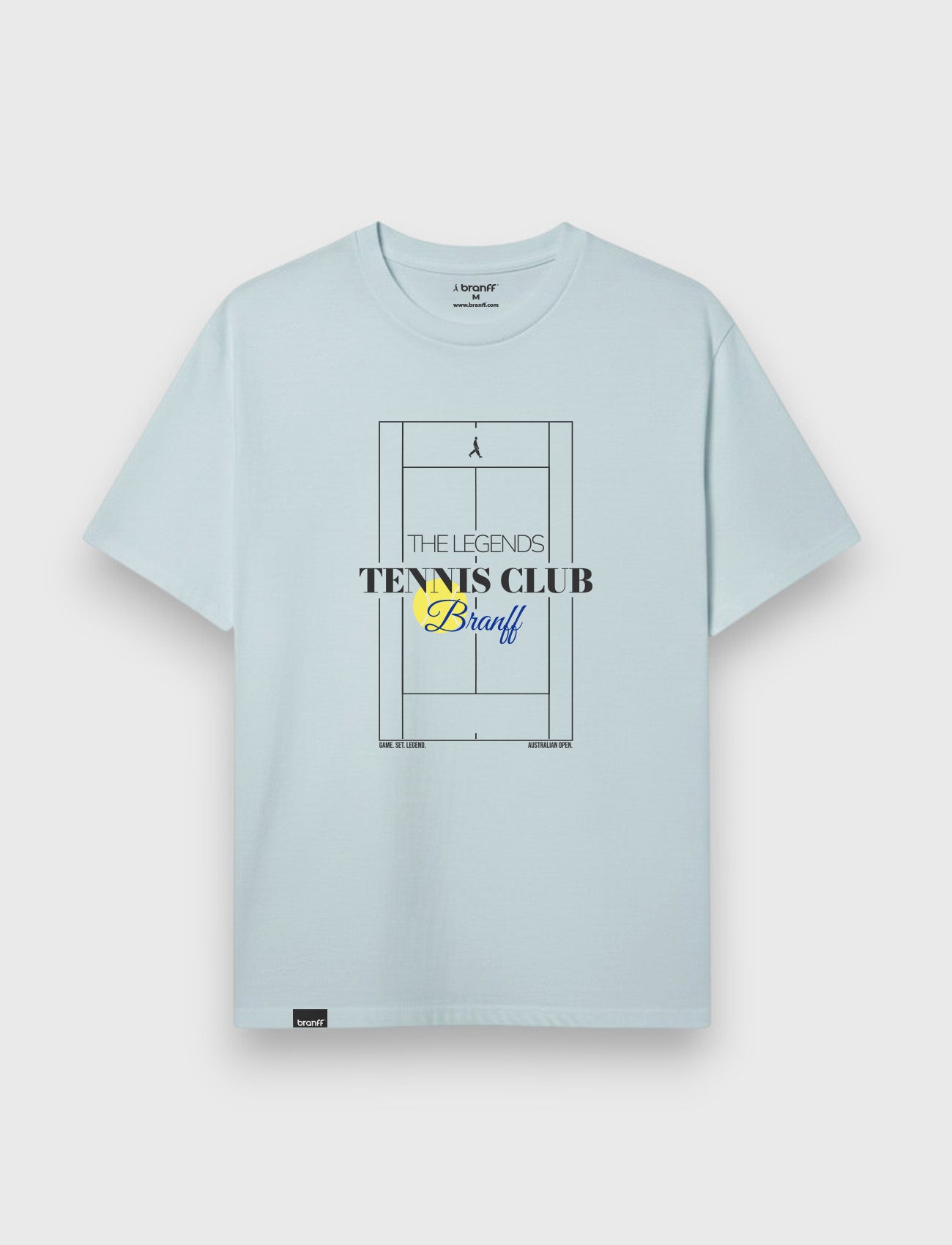 CAMISETA TENNIS LEGENDS AZUL GLACIAL