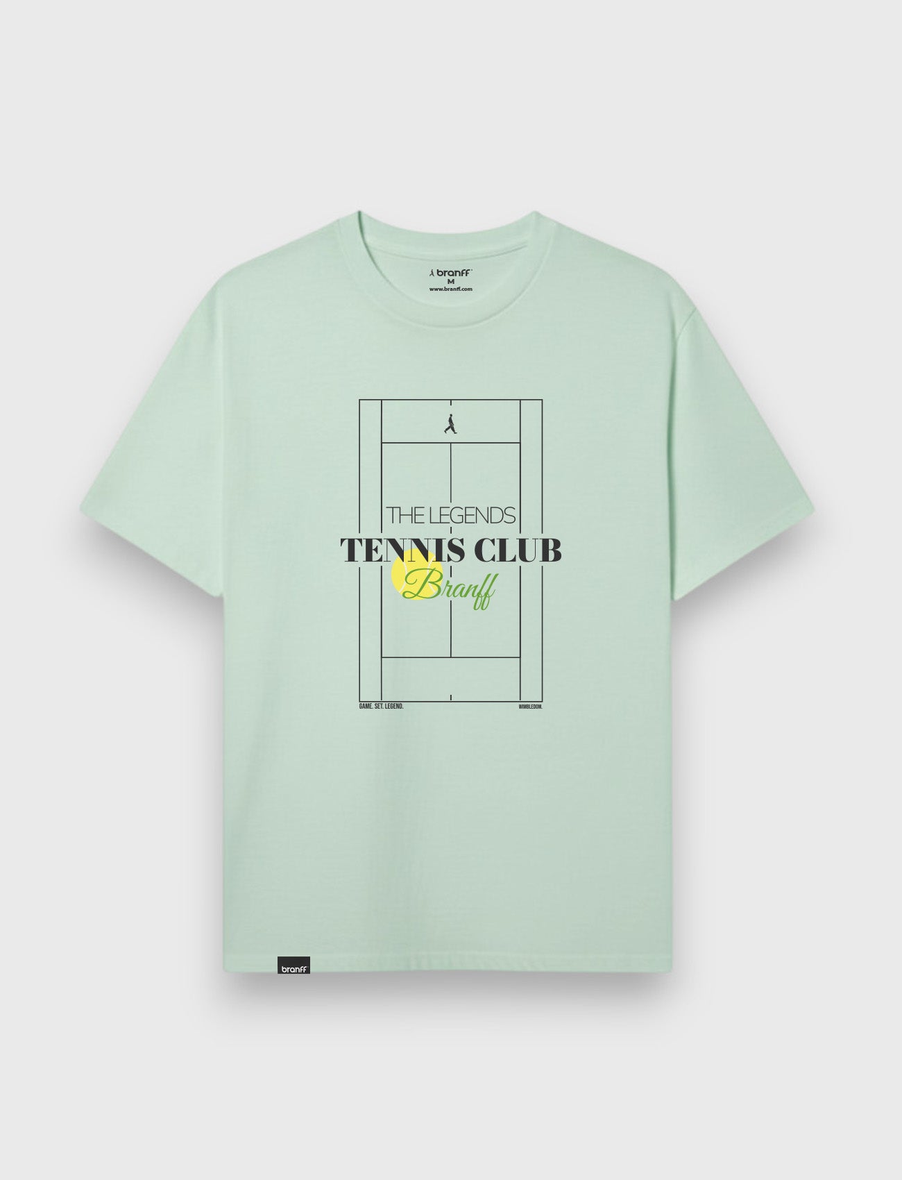 CAMISETA TENNIS LEGENDS VERDE MENTA