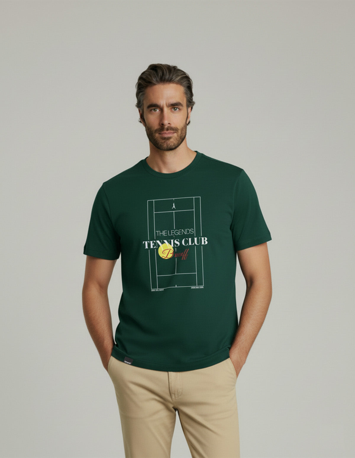 CAMISETA TENNIS LEGENDS VERDE PROFUNDO
