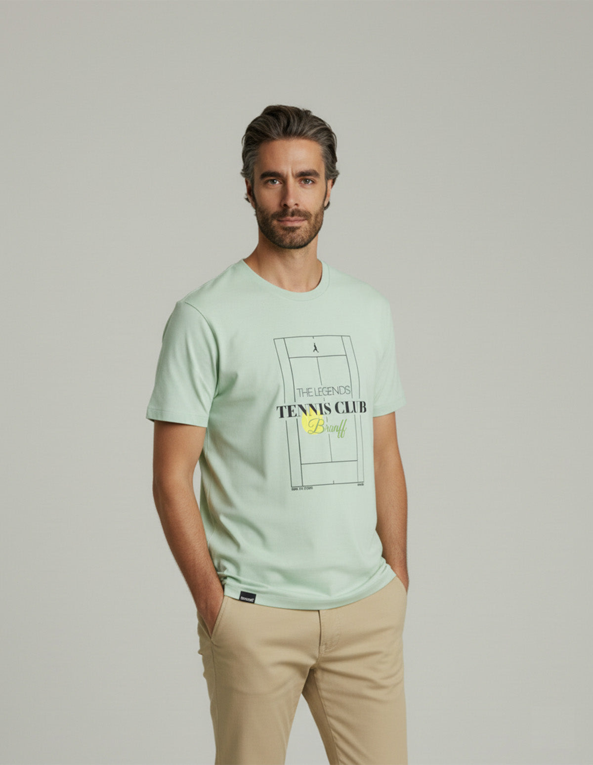 CAMISETA TENNIS LEGENDS VERDE MENTA