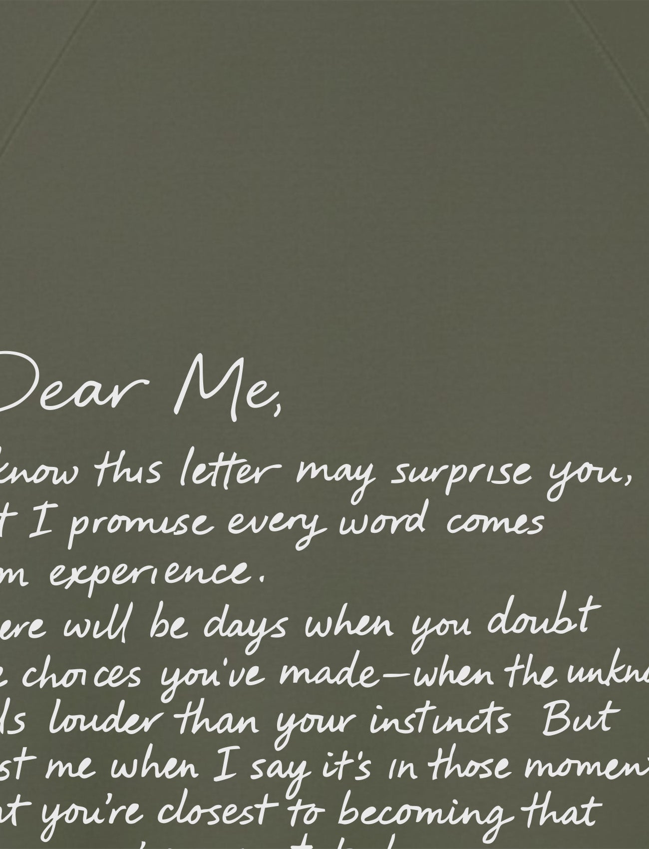 HOODIE ME LETTER