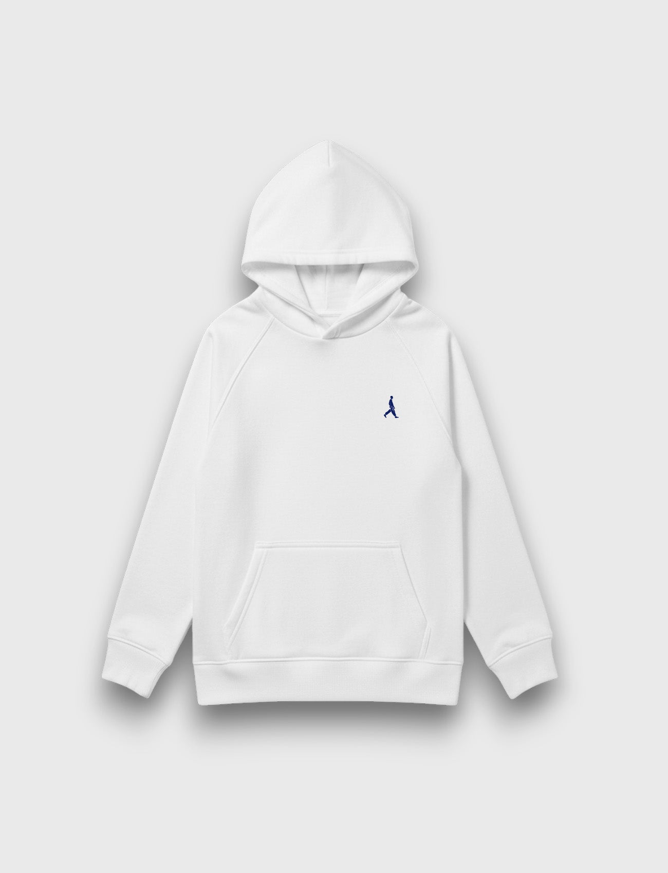 HOODIE NIÑO BASIC LOGO BLANCO