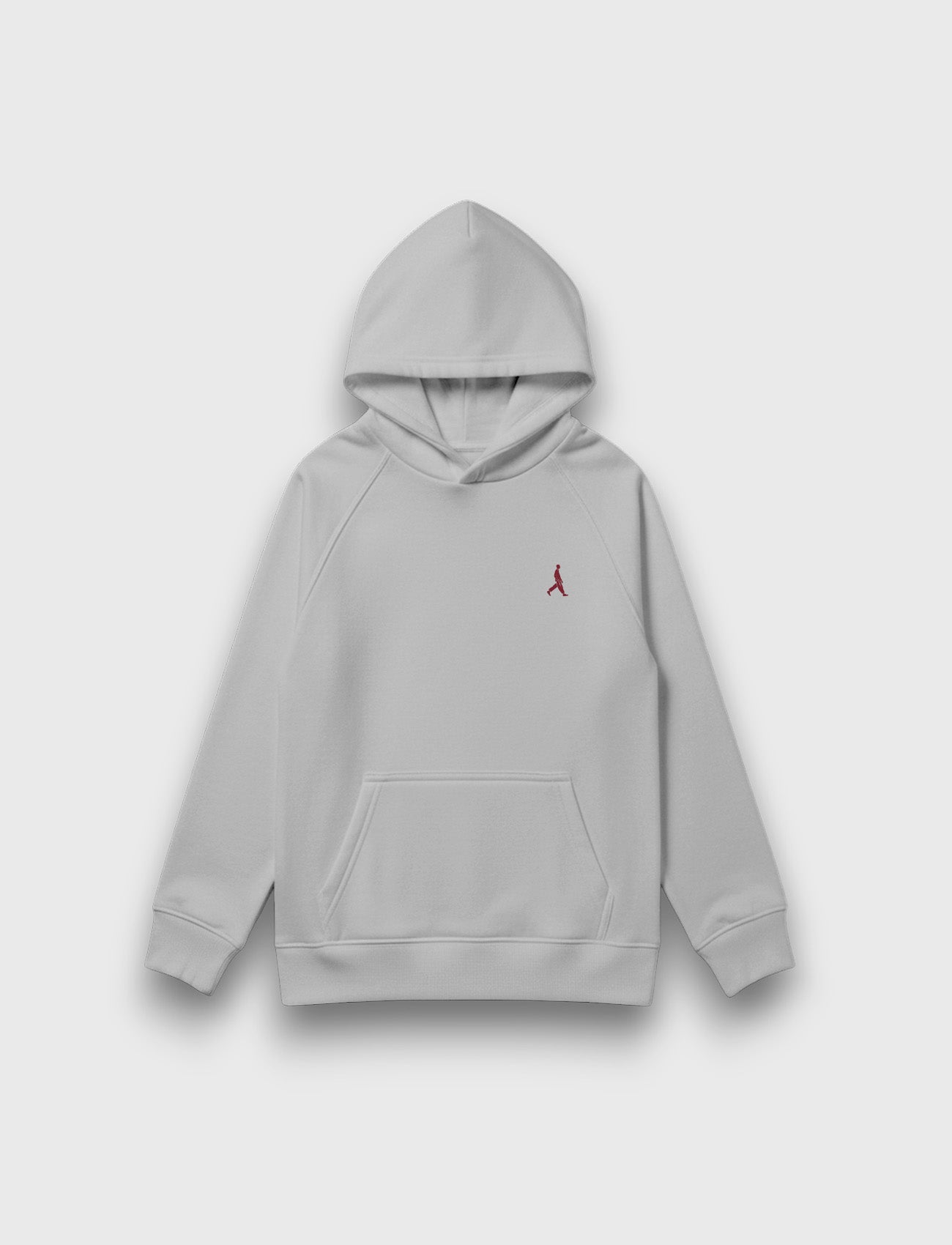 HOODIE NIÑO BASIC LOGO GRIS