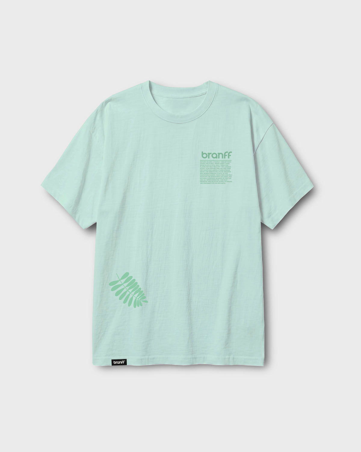 CAMISETA LEAF MINT