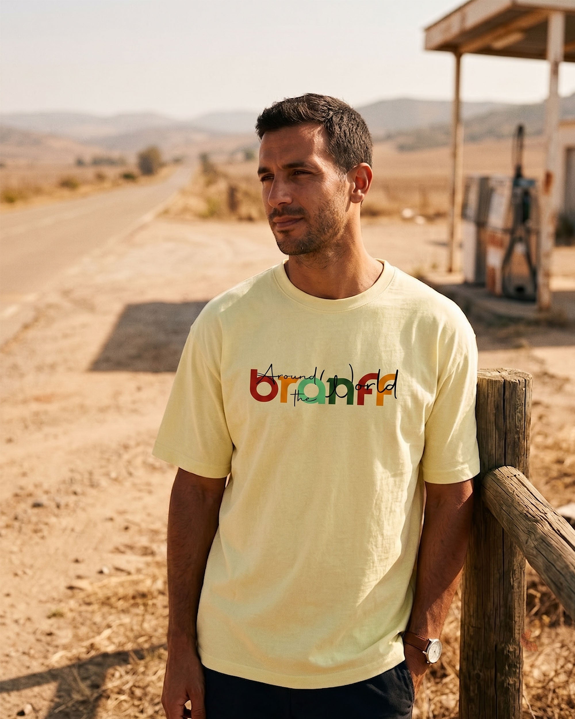 CAMISETA OVERSIZE AROUND THE WORLD