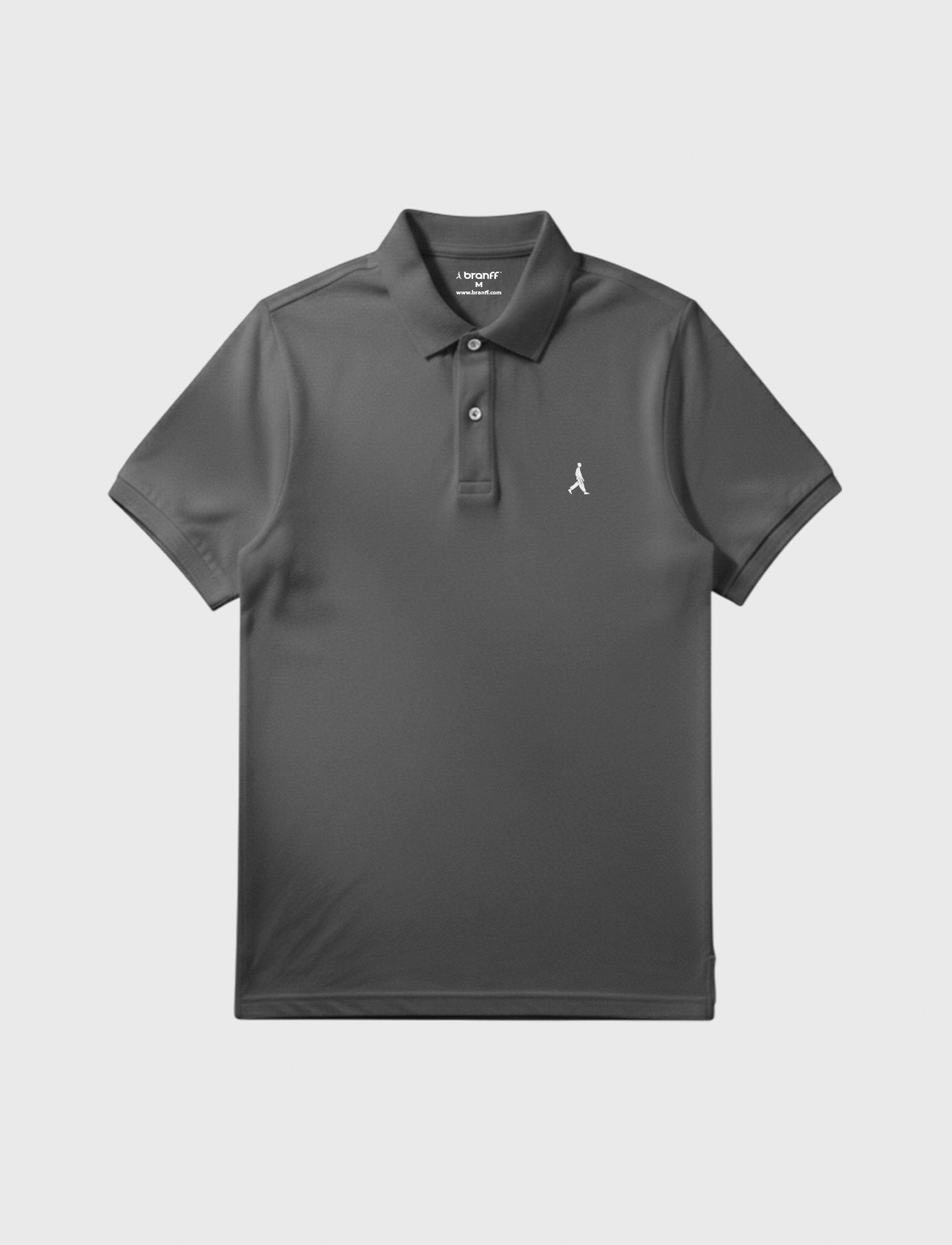 POLO PIQUE LOGO GRAFITO