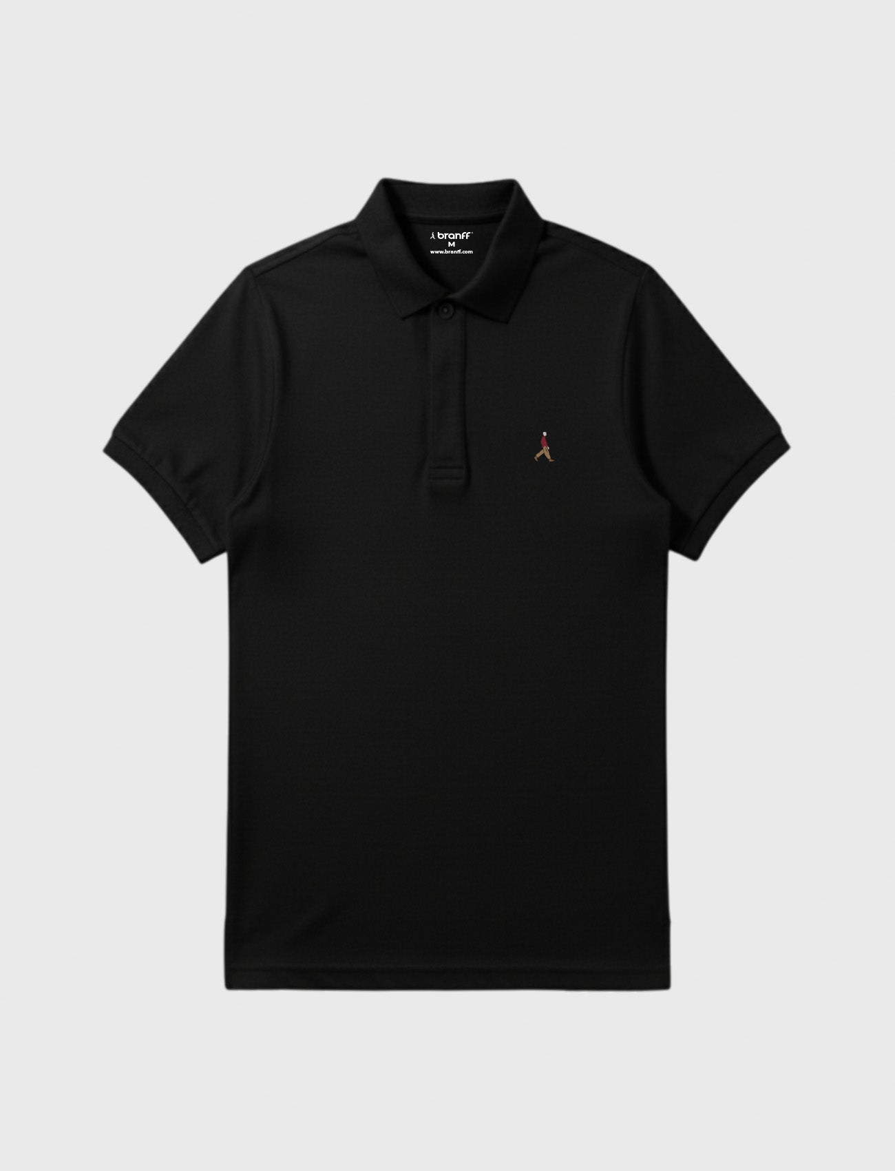 POLO PIQUE TAPETA NEGRO