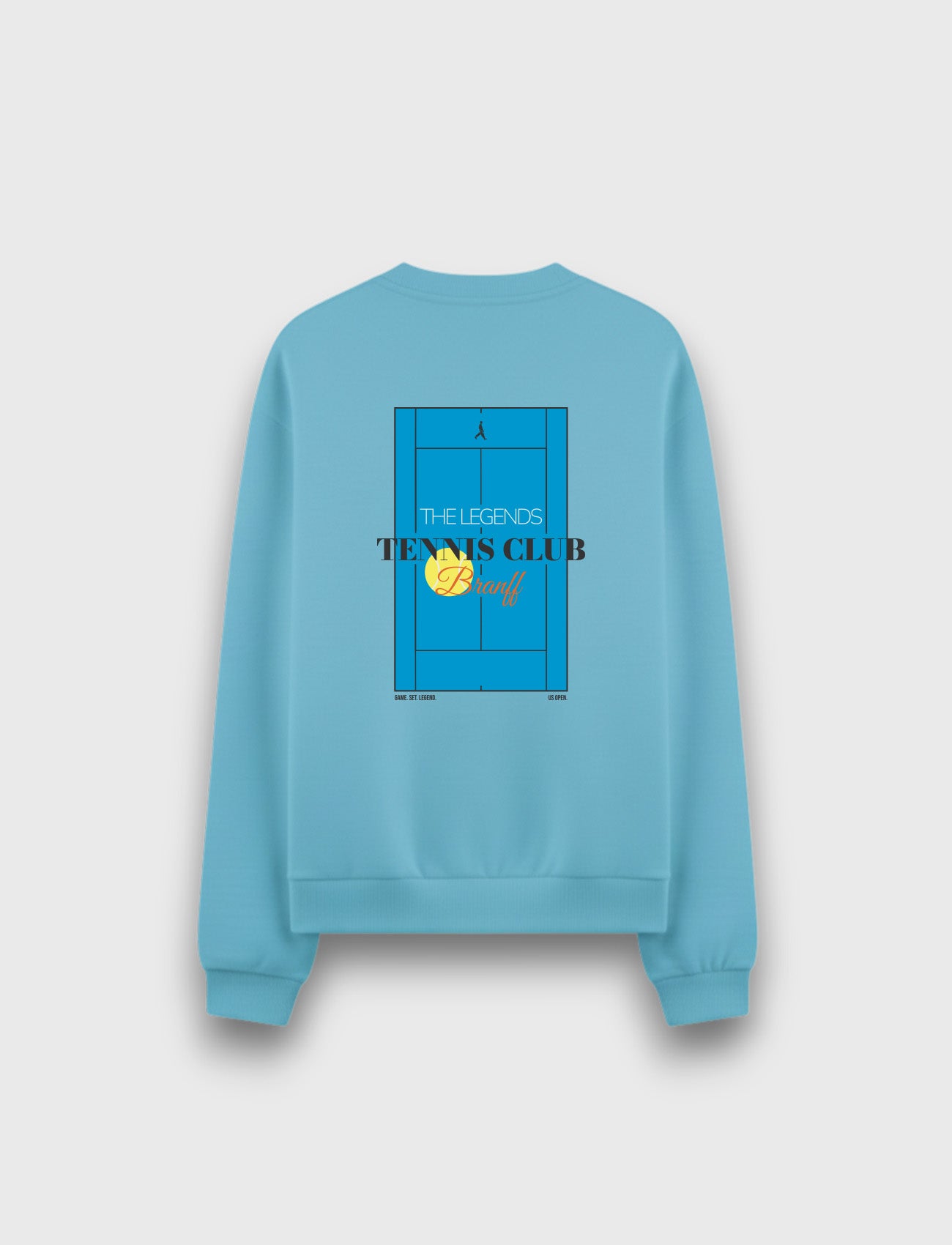 SUDADERA TENNIS LEGENDS AZUL PISCINA