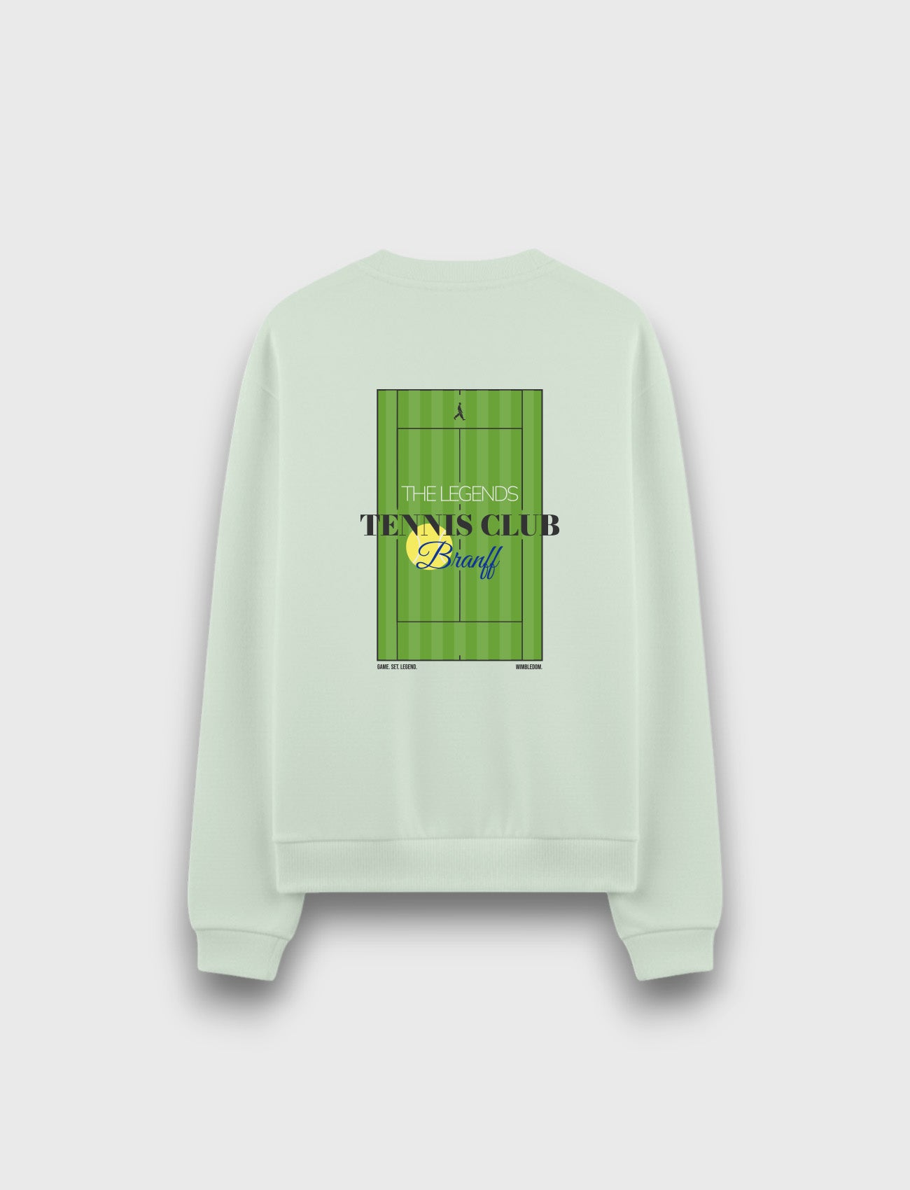 SUDADERA TENNIS LEGENDS VERDE MENTA