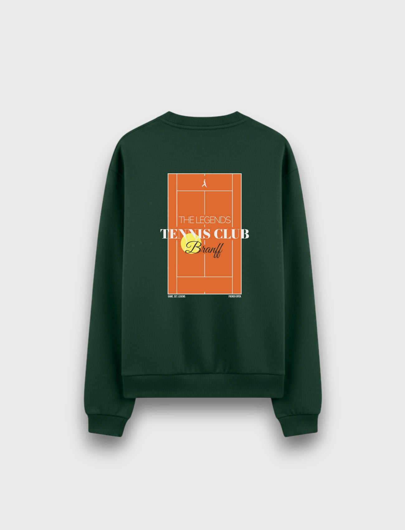 SUDADERA TENNIS LEGENDS VERDE PROFUNDO